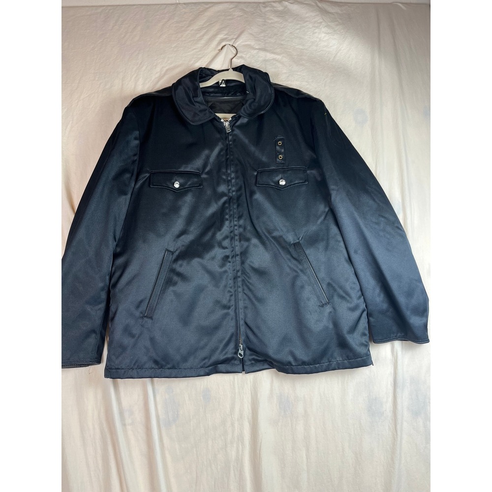 Blauer Mens Thinsulate‎ Quilted Lining Duty Jacket Black Made in USA Size 48R